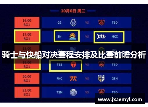 骑士与快船对决赛程安排及比赛前瞻分析